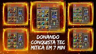 DG TEC MÍTICA EM 7 MINUTOS, DONANDO A CONQUISTA - WARSPEAR ONLINE