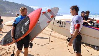 SURFING "THE EDDIE" WITH 60ft CLOSEOUT SET'S AT WAIMEA BAY