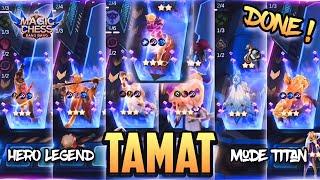 MISI HERO LEGEND MODE TITAN chapter II "TAMAT"  MAGIC CHESS MOBILE LEGENDS TERBARU