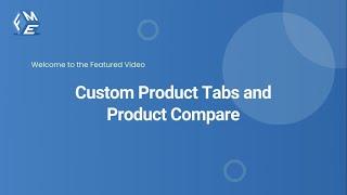 Custom Product Tabs and product Compare for WooCommerce - FME ADDONS