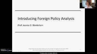 Introducing Foreign Policy Analysis