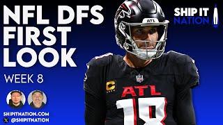 NFL First Look | Week 8 | DraftKings & FanDuel DFS Picks, Plays and Process