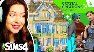 Using the NEW Sims 4 Crystal Creations Stuff Pack to Build a House