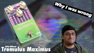 RPS Tremulus Maximus demo | Why I was wrong about this guitar tremolo and what tricks we can unlock