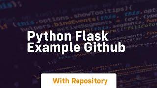 python flask example github