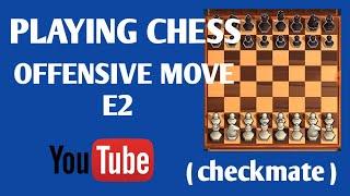 Playing Chess Tricks checkmateE2 #chess #chessgame #chessoffensivemove #Yohow #yohow