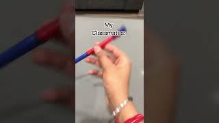 When your classmates try PEN SPINNING 