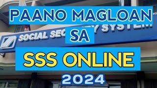 Paano Mag Loan sa SSS Online 2024 | Paano Mag Apply ng Salary Loan | How to Apply SSS Salary Loan
