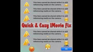 Quick & Easy Tutorial for iMovie Fix!