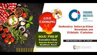 CHAVARA INSTITUTE , KOCHI | LIVE COOKING | ADMISSION STARTED| HM DIPLOMA COURSES| Chef Soju Philip