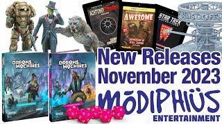 Modiphius New Releases - November 2023