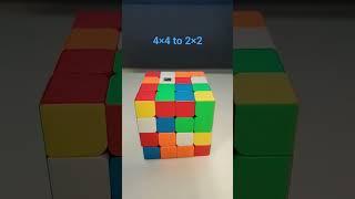 4x4 to 2x2#cubes#trending #teamscs