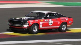 1969 Ford Mustang Boss 302 Trans-Am Racing at Spa - Badass 5.0L V8 Roar