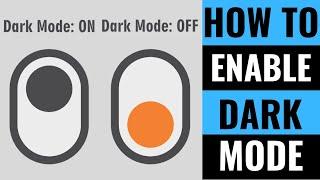 How to Enable Dark Mode in Windows 10 and Google Chrome