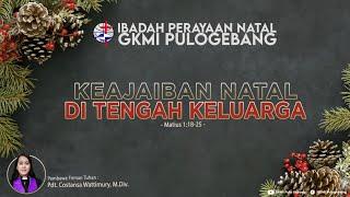 Ibadah Perayaan Natal GKMI PULO GEBANG | Minggu, 15 Desember 2024 | ]LIVE STREAMING]