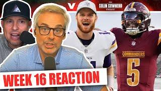 Reaction to Eagles-Commanders, Vikings-Seahawks, 49ers-Dolphins, Bears-Lions | Colin Cowherd NFL