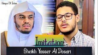 An Egyptian young man imitation the recitation of Sheikh Yasser Al Dosari (By Ahmed Ibrahim)