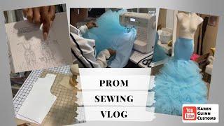 PROM SEWING VLOG!!!