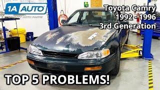 Top 5 Problems Toyota Camry Sedan 1992-1996 3rd Generation