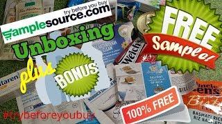 SampleSource Unboxing + BONUS | Spring 2018 | WHAT DID I GET?! | #TryBeforeYouBuy #GotItFree