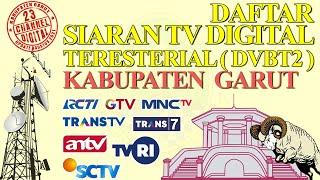 DAFTAR SIARAN TV DIGITAL TERESTERIAL (DVBT2) KABUPATEN GARUT 17 AGUSTUS 2021