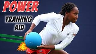 Coco Gauff Tennis Training Equipment for Generating POWER [Best Training Aid]