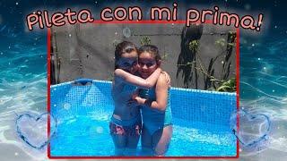 Pileta con mi Prima 