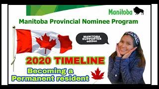 MANITOBA PROVINCIAL NOMINEE PROGRAM (MPNP) 2020  | OUR TIMELINE | CANADA IMMIGRATION STORY