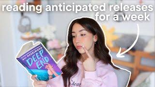 reading anticipated releases for a week spoiler free reading vlog