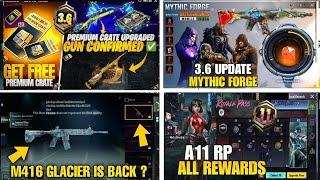 Finally  M4 Glacier Back In Classic Crate | Bgmi Next Mythic Forge & Premium Crate | A11 Royal Pass