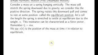 Ch.  5.1   Linear Models - IVPs