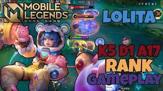 Best Roaming Lolita Tank Gameplay - Mobile Legends