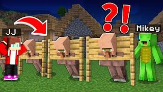 Mikey and JJ Who DESTROYED ALL VILLAGERS in this MYSTERIOUS VILLAGE in Minecraft! - Maizen