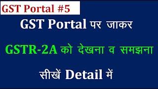 How to View GSTR-2A | How to see suppliers' Invoices on GST Portal