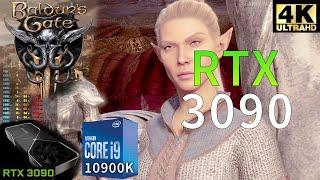 Baldurs Gate 3 4K | RTX 3090 | i9 10900K 5.2GHz | Ultra Settings