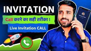 Live  Invitation Call || How To Invite People In Network Marketing ? || Gaurav Kumar