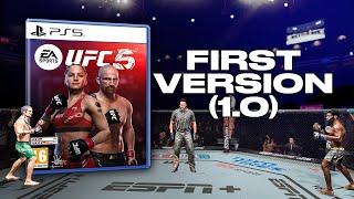 Playing UFC 5 (1.0) Game Build After 1 Year!