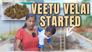 CONSTRUCTION started/Aval ladoo/Full day routine/Garden update