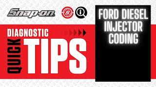 Ford Diesel Injector Coding | Quick Tip | Training Solutions®