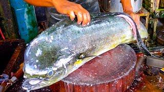 INDONESIA MOST POPULAR FISH  || TECHNIQUES FISH SKINNING AND CUTTING SKILLS || FOOD FISH