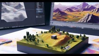 Exploring  3D Terrain Creation with Blender GIS Add-On! ️ | Epic Landscapes and GIS Magic! 