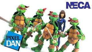 NECA Toys Teenage Mutant Ninja Turtles 2008 Mirage Comics Figures Video Review