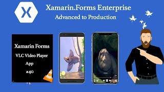 Xamarin forms VLC Video Player Tutorial 40