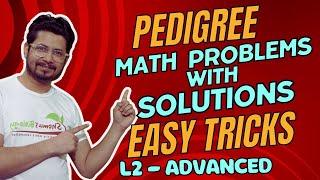 How to solve pedigree problems with simple tricks | Solve pedigree problems with genotype