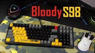 Bloody S98 - механічна клавіатура. Огляд  реально ігрова, яскрава, компактна і надійна