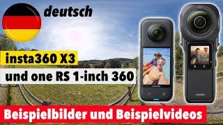 insta360 X3 - Beispielbilder, Beispielvideos und Vergleich zur one RS 1-inch 360 - deutsch
