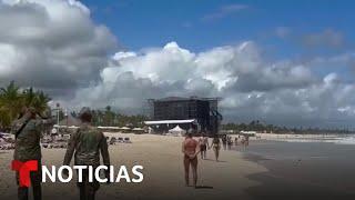 Buscan por cielo, mar y tierra a joven desaparecida | Noticias Telemundo