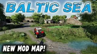 "BALTIC SEA" NEW MOD MAP Farming Simulator 19 PS4 MAP TOUR (Review) FS19.