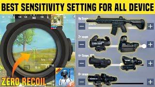 BEST SENSITIVITY SETTING FOR ALL DEVICE AFTER 0.20.1 | PUBG LITE  SENSITIVITY ZERO RECOIL