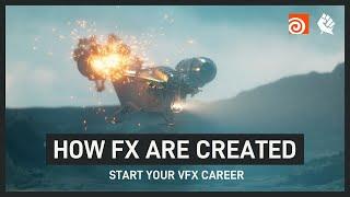 How FX are Created | Houdini Basics Tutorial (VFX Intro | Part 9)